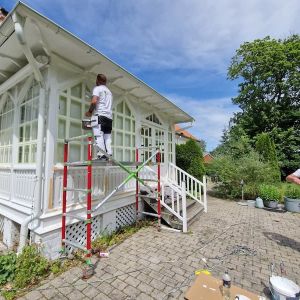 Utvändig målning och fasadmålning i Skåne – hållbarhet och skydd för ditt hus
